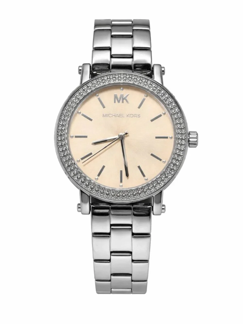 Michael Kors Corey Women's Silver-Tone Watch MKO1050 38mm